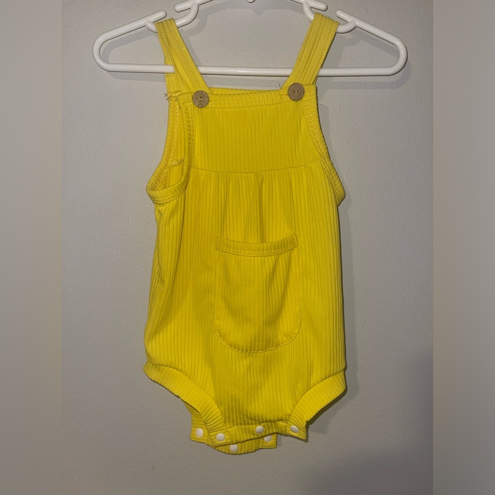Yellow Baby Romper 6-9 Months